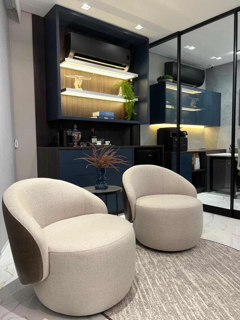Espaço de recepção e espera da Regência.